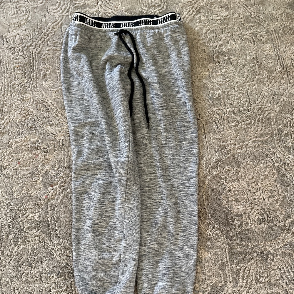 Justice sweatpants size 8